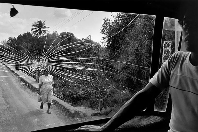 Susan Meiselas, "Road to Aguilares," El Salvador, 1983; © Susan Meiselas/Magnum Photos.