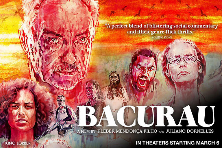Part of the poster for the film Bacurau. (Image courtesy of Kino Lorber.)