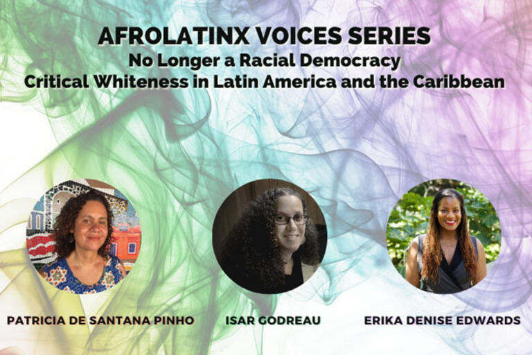AfroLatinx Voices Series flyer