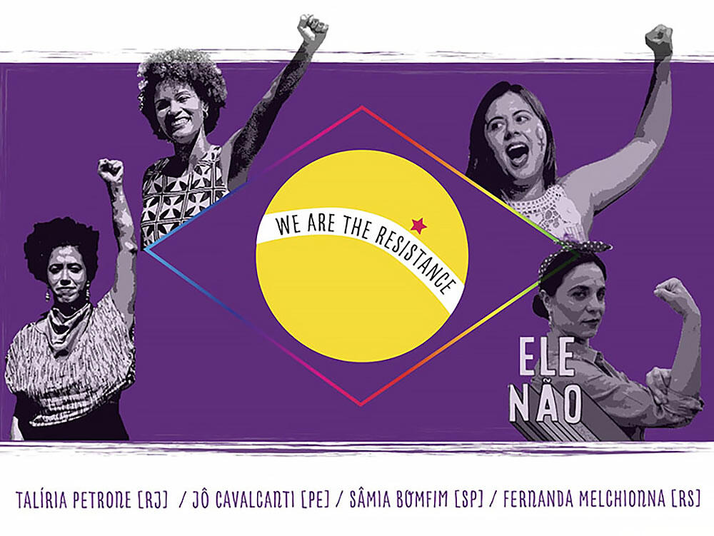 Image promoting The Feminist Resistance to the Radical Right in Brazil, January 2019.
