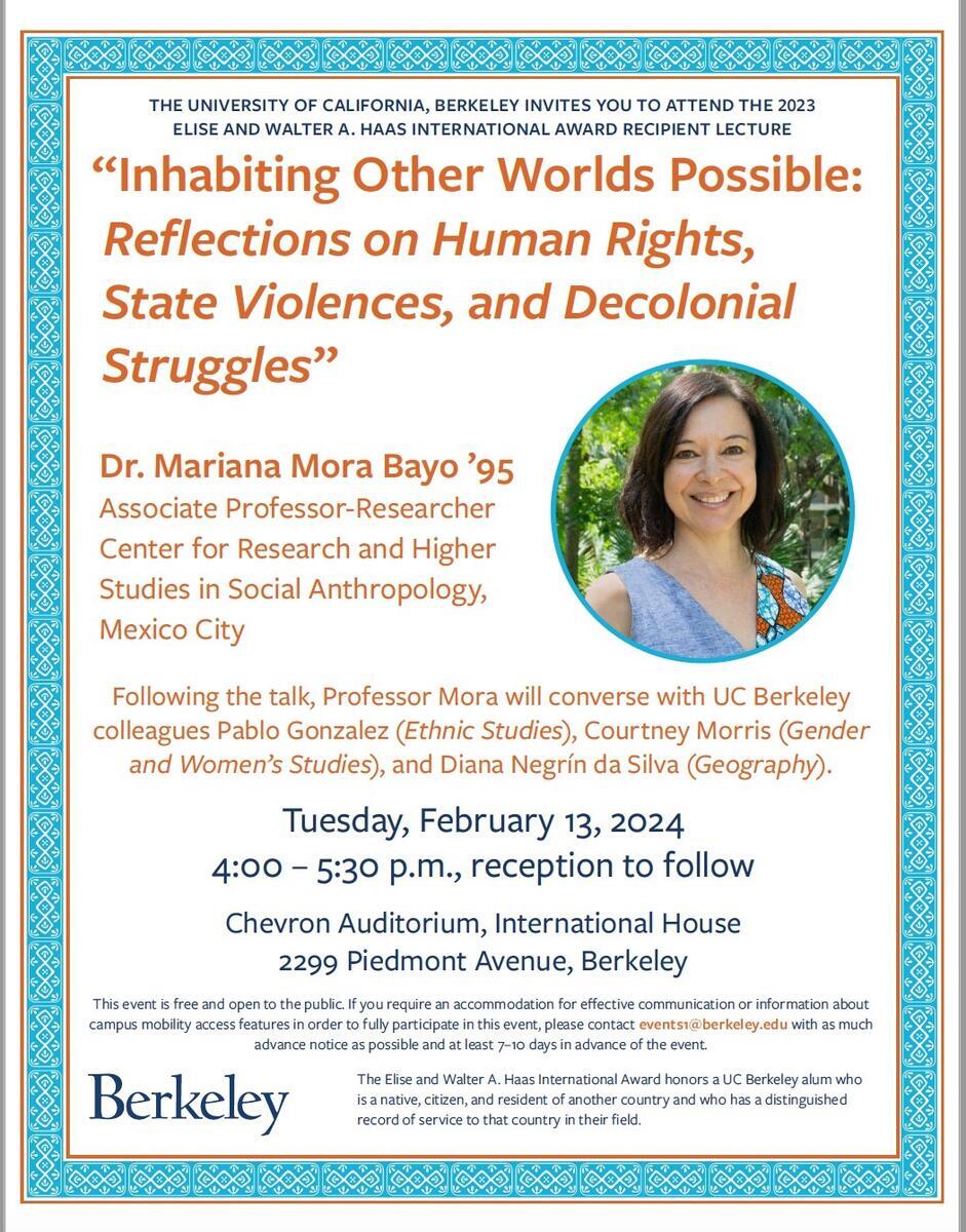 Mariana Mora Event's flyer