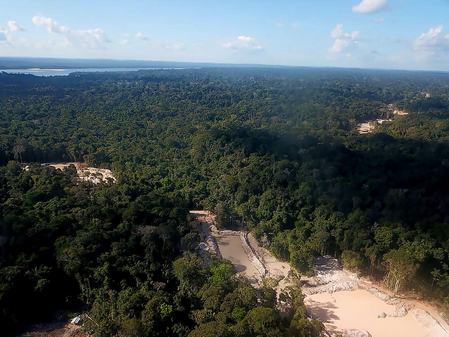 The aftermath of illegal mining operations on Munduruku land. (Photo courtesy of Movimento Munduruku Ipereğ Ayũ.)