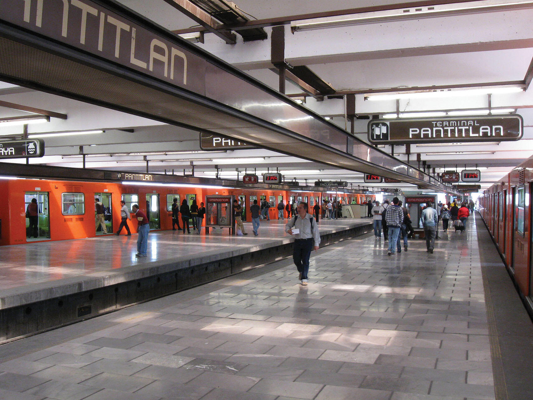 Pantitlan still exists - as a station in Mexico City’s subway system. (Photo by Jon Melnick.)