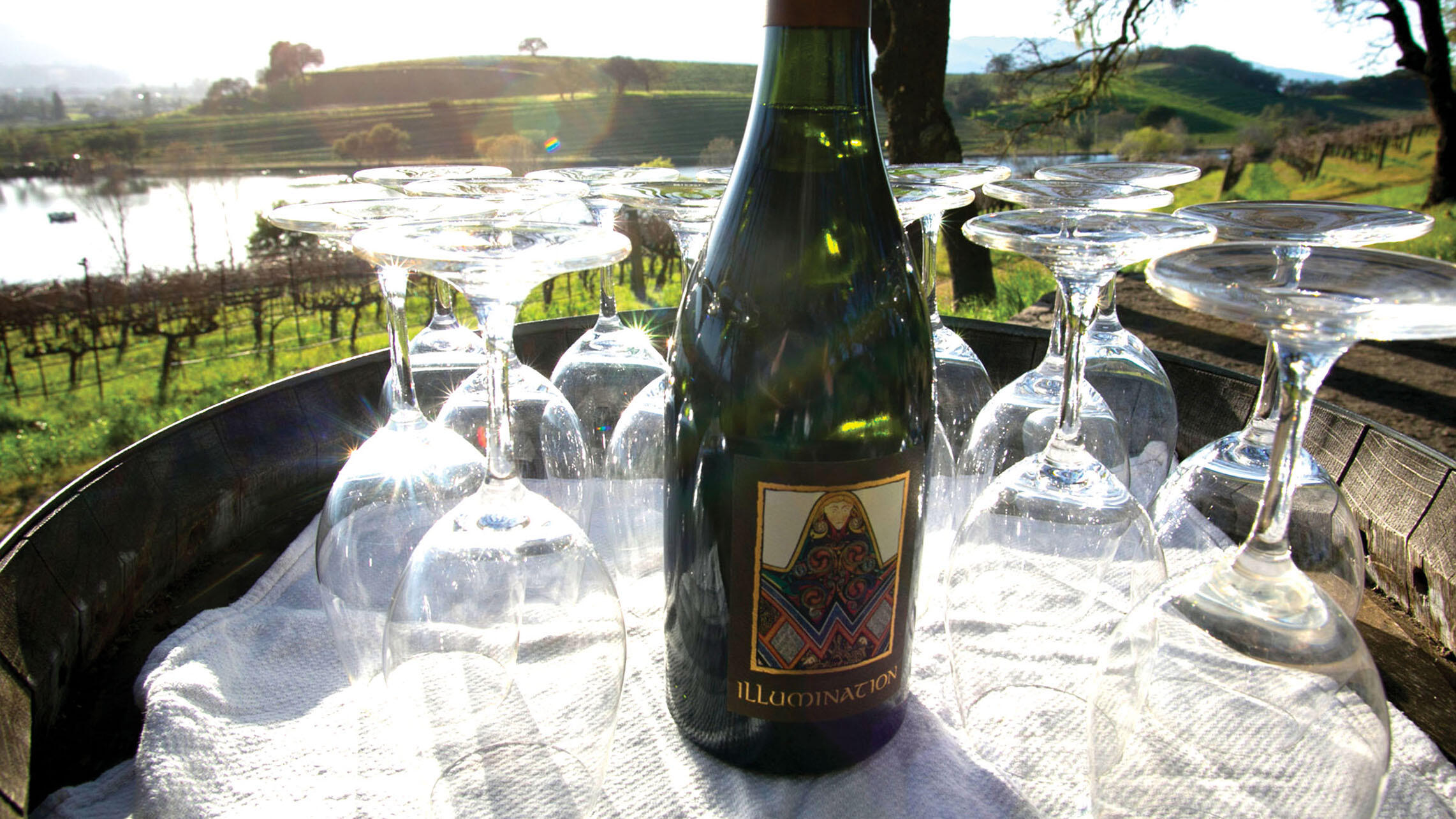  a tasting at Quintessa in California. (Photo by M.J. Wickham Photography/Courtesy of the Wine Sisterhood.)