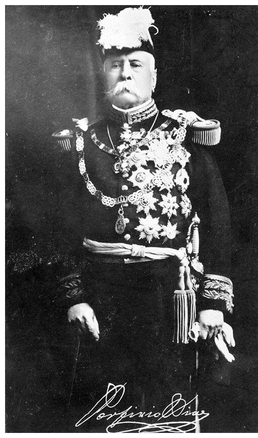 Porfirio Díaz poses in full military dress uniform, August 13, 1910. (Photo courtesy of the Library of Congress)