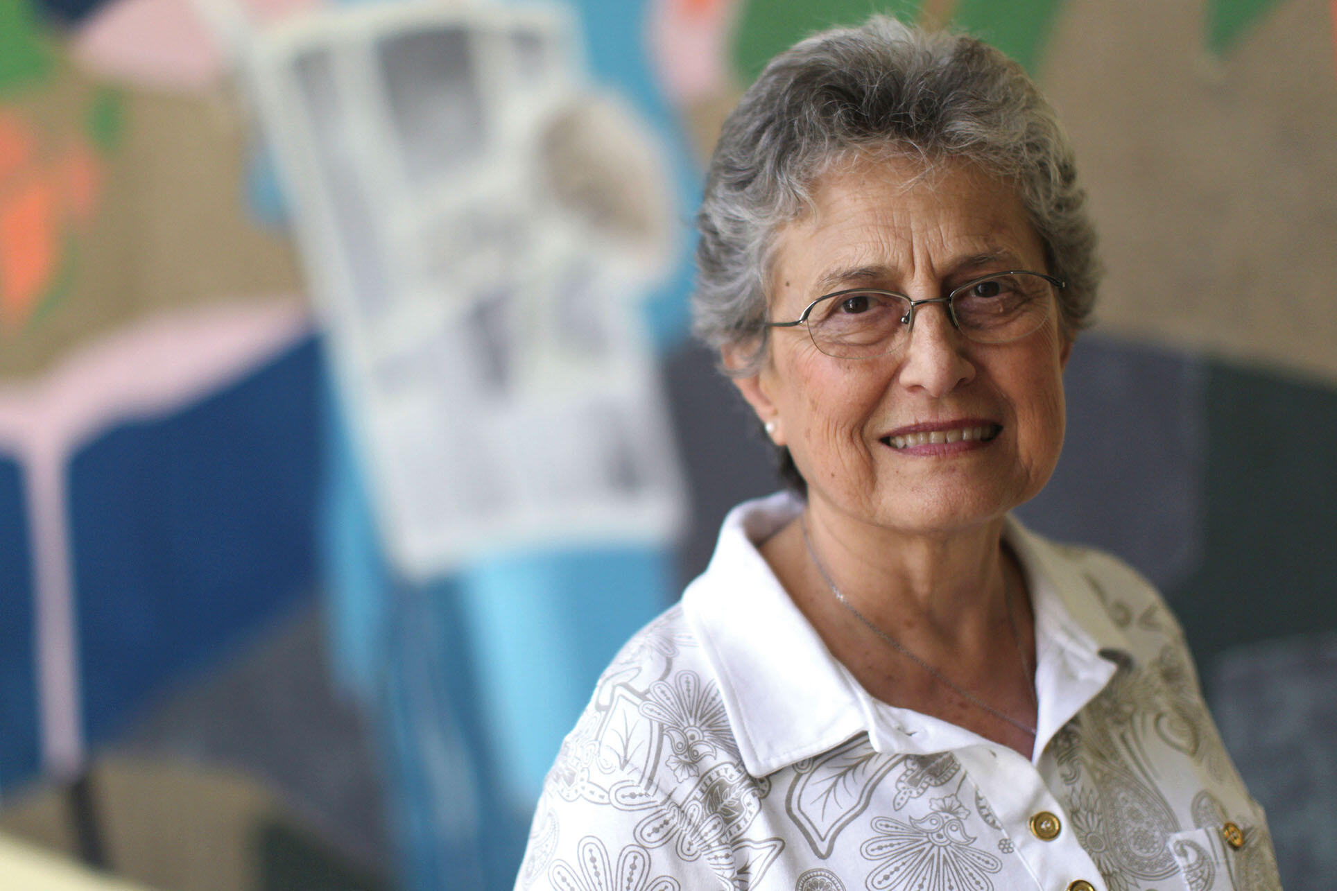 A portrait of Ivone Gebara in 2011. (Photo by Jorge A. Ramirez Portela/AP Images.)